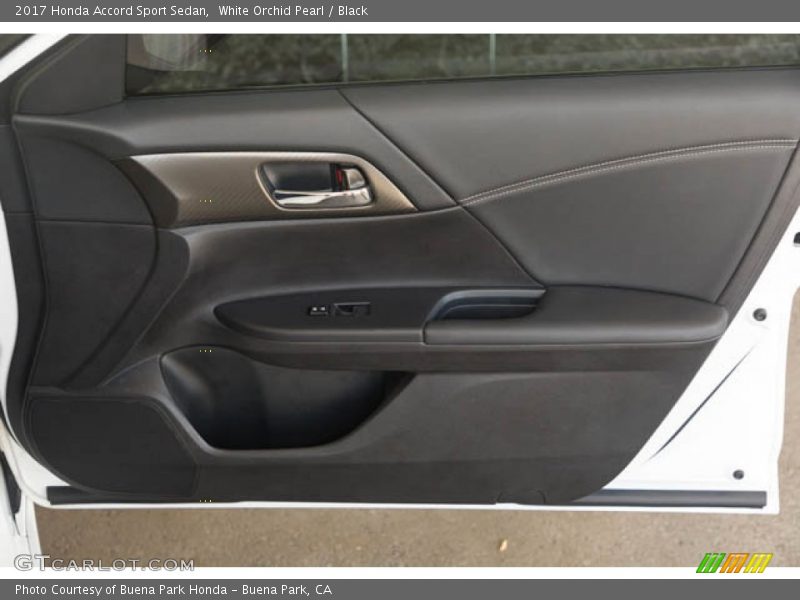 White Orchid Pearl / Black 2017 Honda Accord Sport Sedan