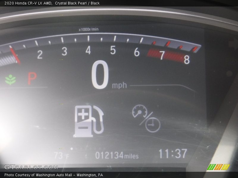 Crystal Black Pearl / Black 2020 Honda CR-V LX AWD