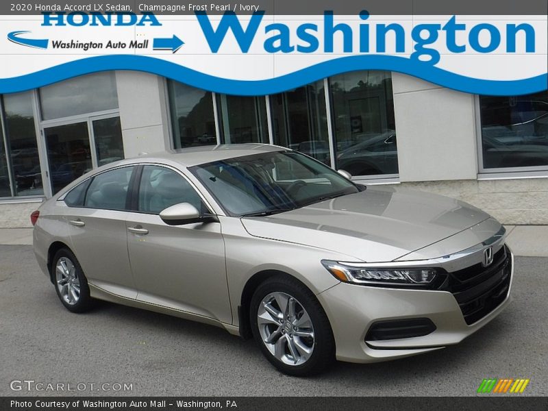 Champagne Frost Pearl / Ivory 2020 Honda Accord LX Sedan