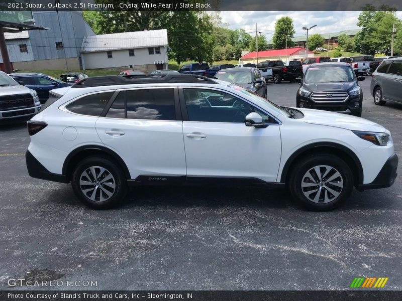 Crystal White Pearl / Slate Black 2021 Subaru Outback 2.5i Premium