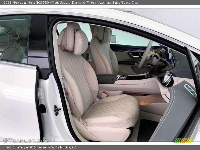 Front Seat of 2023 EQS 580 4Matic Sedan