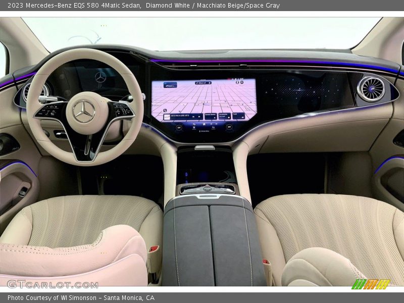 Dashboard of 2023 EQS 580 4Matic Sedan