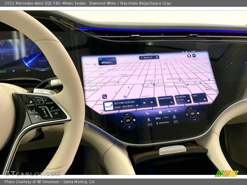 Navigation of 2023 EQS 580 4Matic Sedan