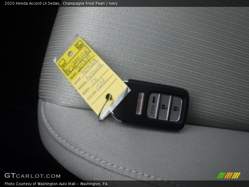 Champagne Frost Pearl / Ivory 2020 Honda Accord LX Sedan
