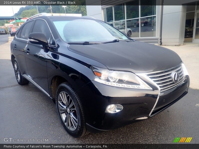 Obsidian Black / Black 2014 Lexus RX 350 AWD