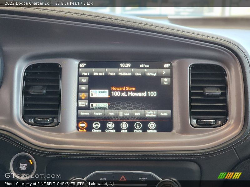 Controls of 2023 Charger SXT