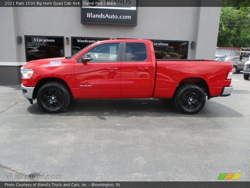 Flame Red / Black 2021 Ram 1500 Big Horn Quad Cab 4x4