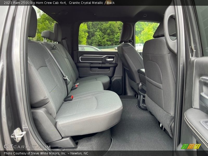 Rear Seat of 2023 2500 Big Horn Crew Cab 4x4