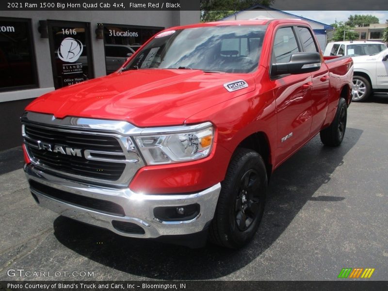 Flame Red / Black 2021 Ram 1500 Big Horn Quad Cab 4x4