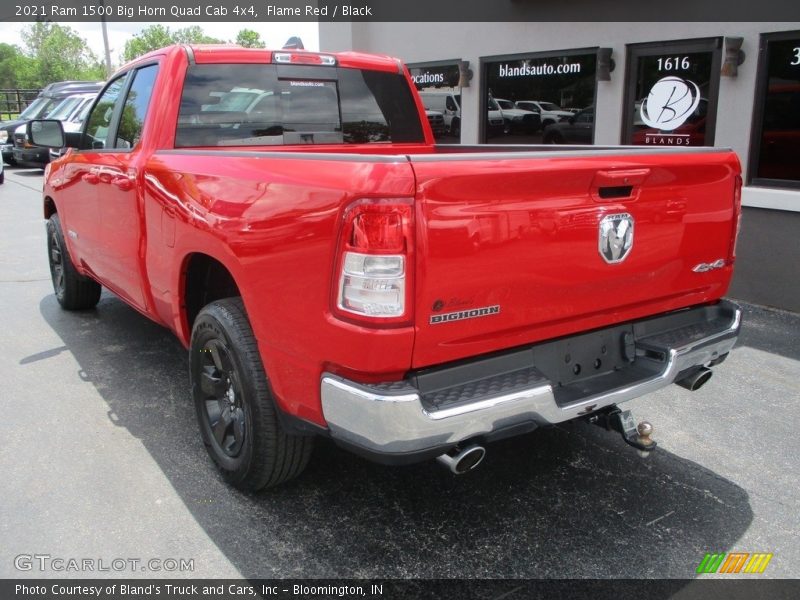 Flame Red / Black 2021 Ram 1500 Big Horn Quad Cab 4x4