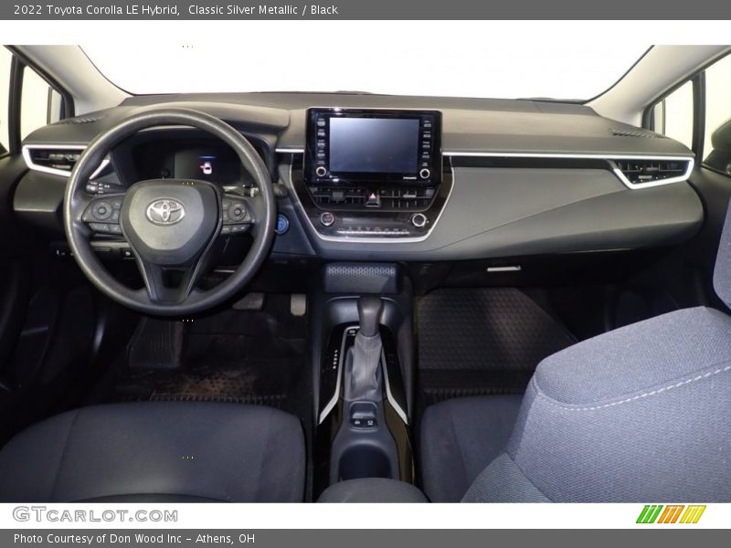 Dashboard of 2022 Corolla LE Hybrid