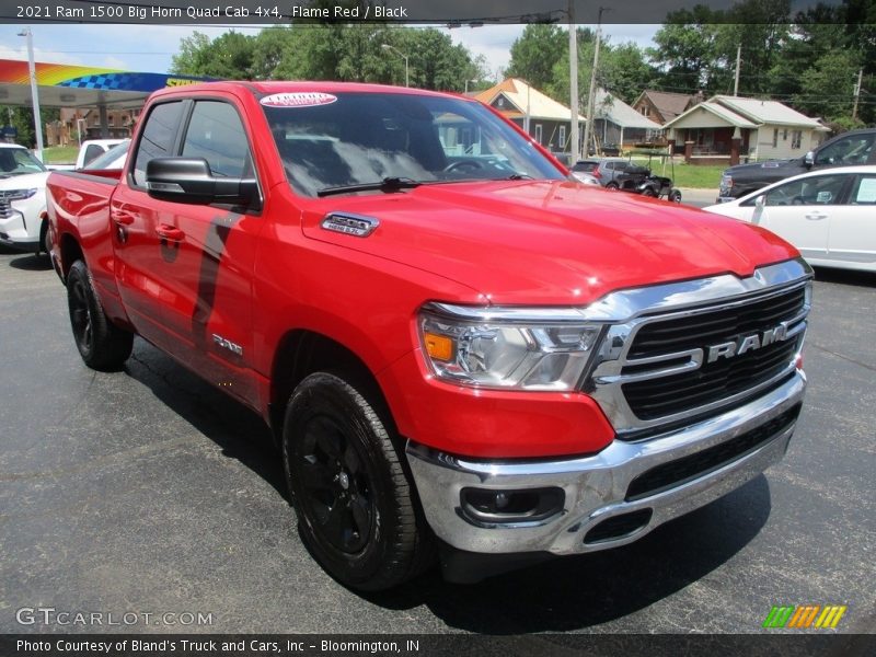 Flame Red / Black 2021 Ram 1500 Big Horn Quad Cab 4x4