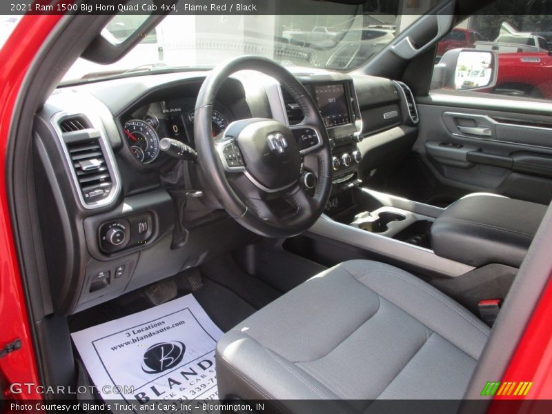 Flame Red / Black 2021 Ram 1500 Big Horn Quad Cab 4x4