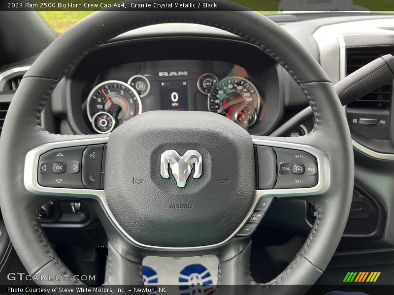  2023 2500 Big Horn Crew Cab 4x4 Steering Wheel