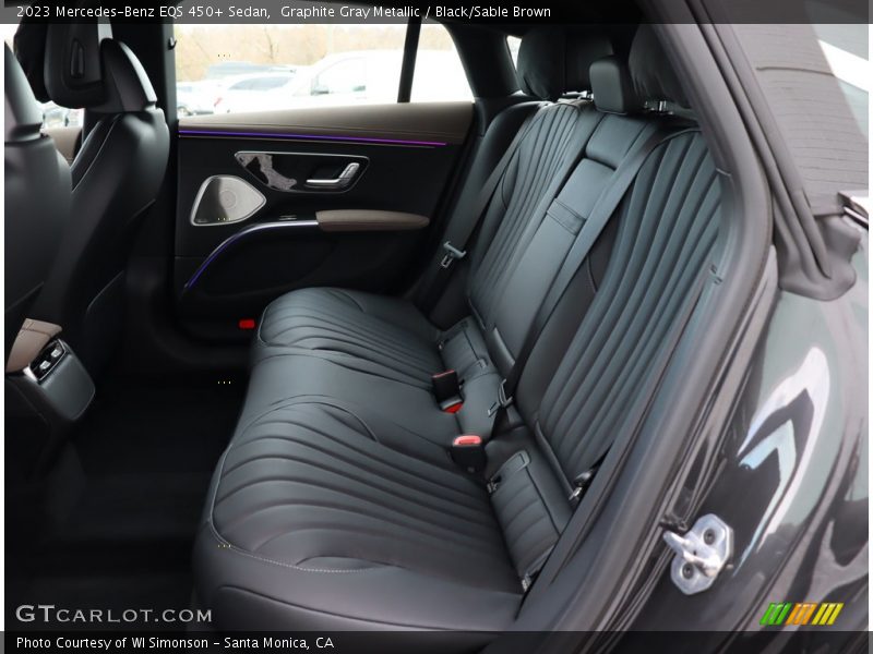 Rear Seat of 2023 EQS 450+ Sedan