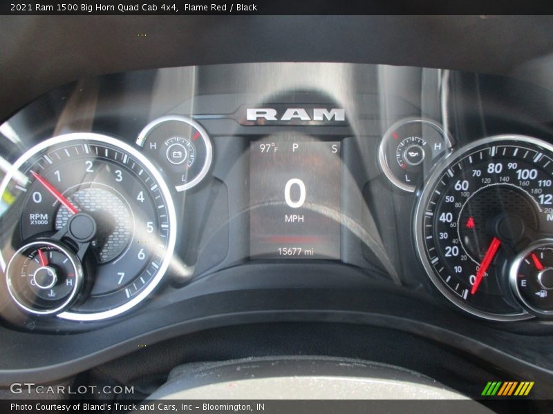 Flame Red / Black 2021 Ram 1500 Big Horn Quad Cab 4x4