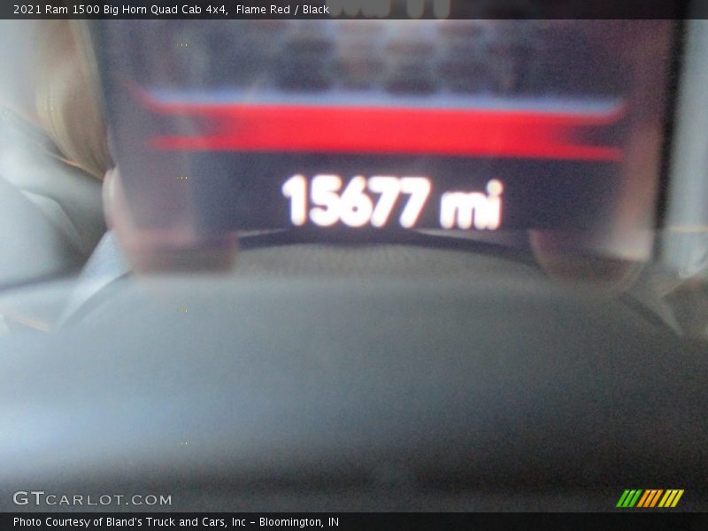 Flame Red / Black 2021 Ram 1500 Big Horn Quad Cab 4x4