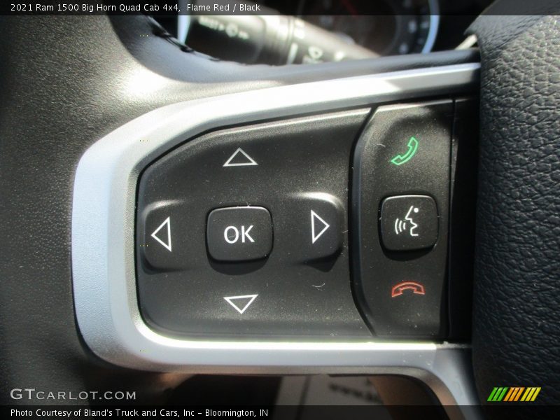 Flame Red / Black 2021 Ram 1500 Big Horn Quad Cab 4x4