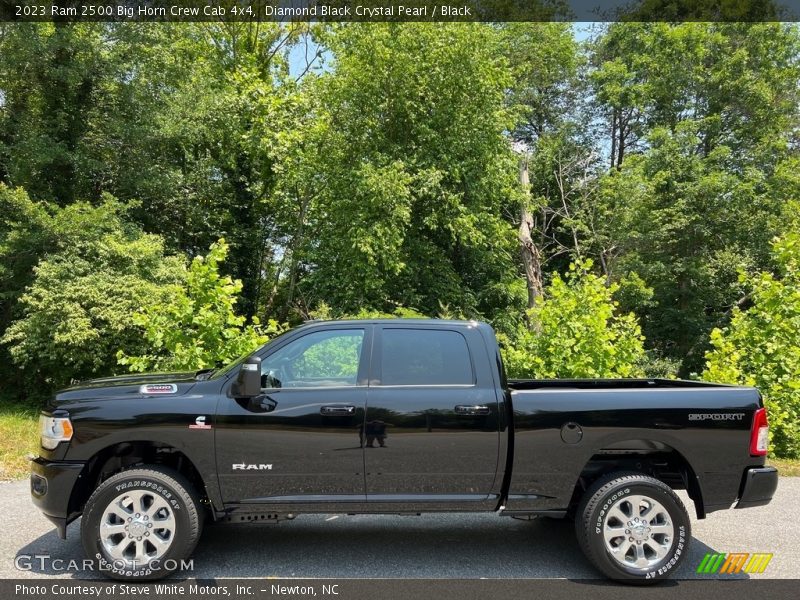 Diamond Black Crystal Pearl / Black 2023 Ram 2500 Big Horn Crew Cab 4x4