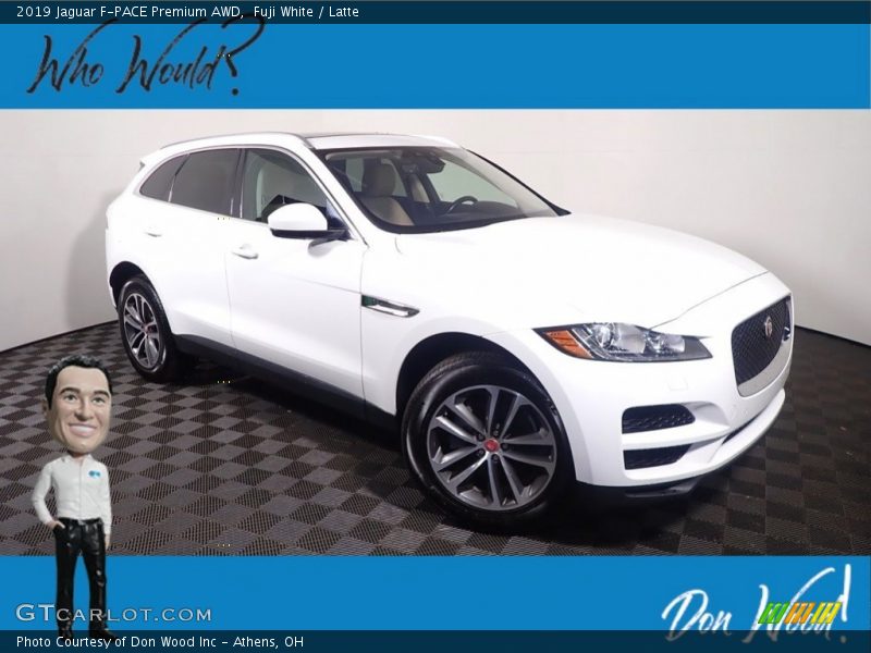 Fuji White / Latte 2019 Jaguar F-PACE Premium AWD