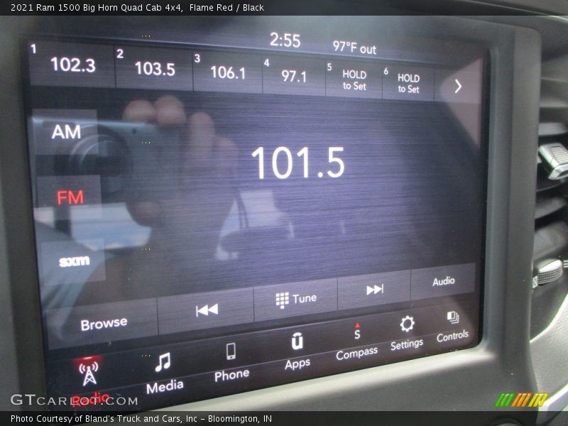 Flame Red / Black 2021 Ram 1500 Big Horn Quad Cab 4x4