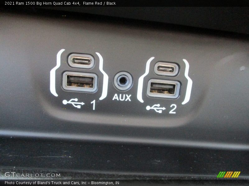 Flame Red / Black 2021 Ram 1500 Big Horn Quad Cab 4x4
