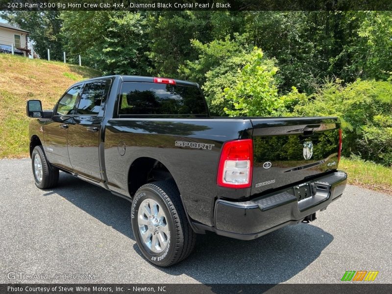 Diamond Black Crystal Pearl / Black 2023 Ram 2500 Big Horn Crew Cab 4x4