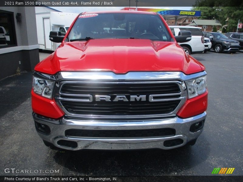 Flame Red / Black 2021 Ram 1500 Big Horn Quad Cab 4x4