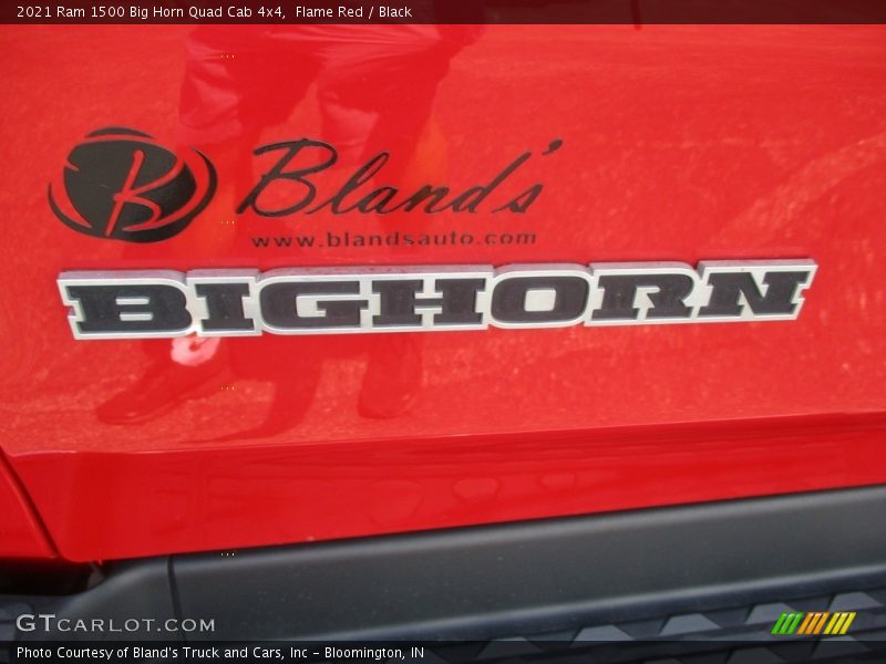 Flame Red / Black 2021 Ram 1500 Big Horn Quad Cab 4x4