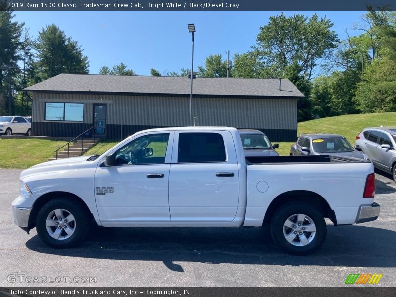 Bright White / Black/Diesel Gray 2019 Ram 1500 Classic Tradesman Crew Cab