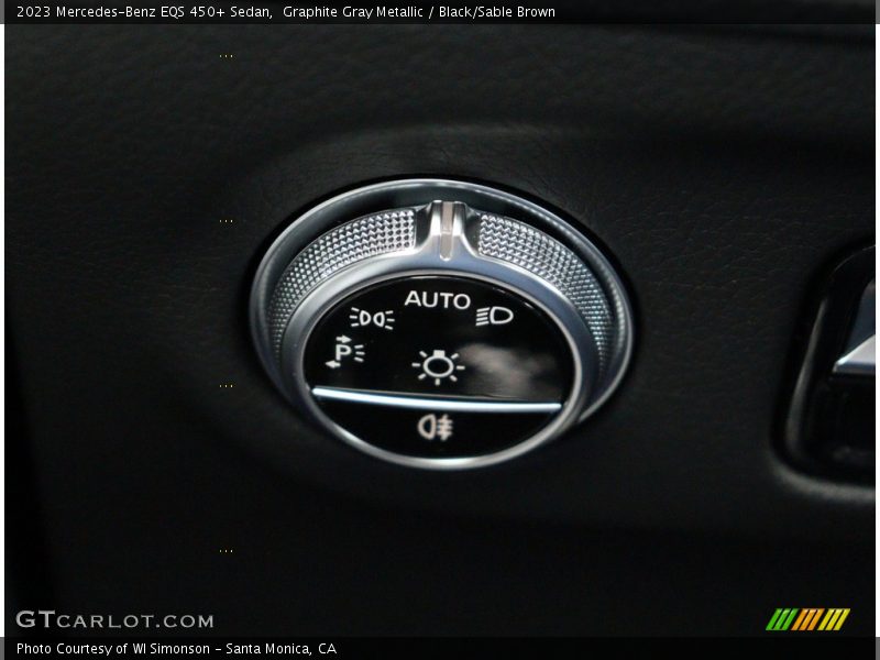 Controls of 2023 EQS 450+ Sedan