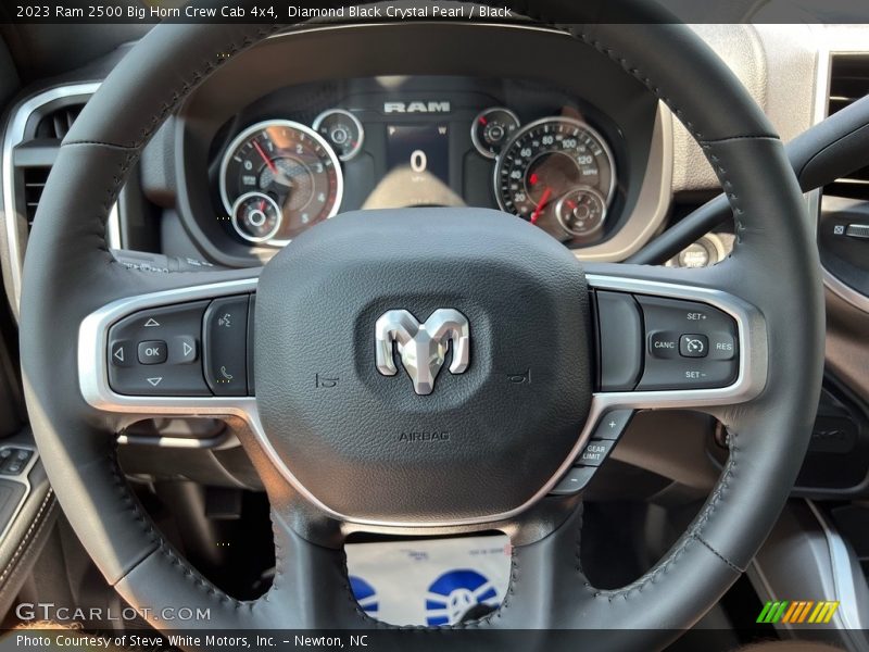 Diamond Black Crystal Pearl / Black 2023 Ram 2500 Big Horn Crew Cab 4x4