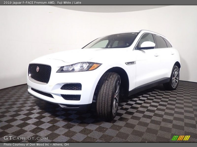 Fuji White / Latte 2019 Jaguar F-PACE Premium AWD