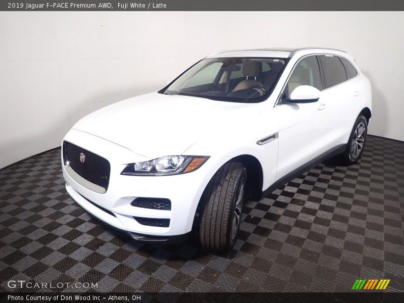 Fuji White / Latte 2019 Jaguar F-PACE Premium AWD