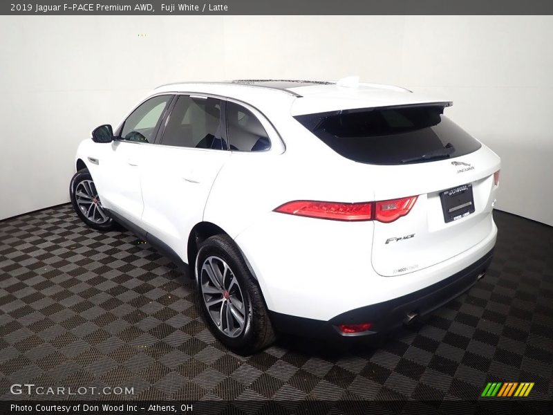 Fuji White / Latte 2019 Jaguar F-PACE Premium AWD