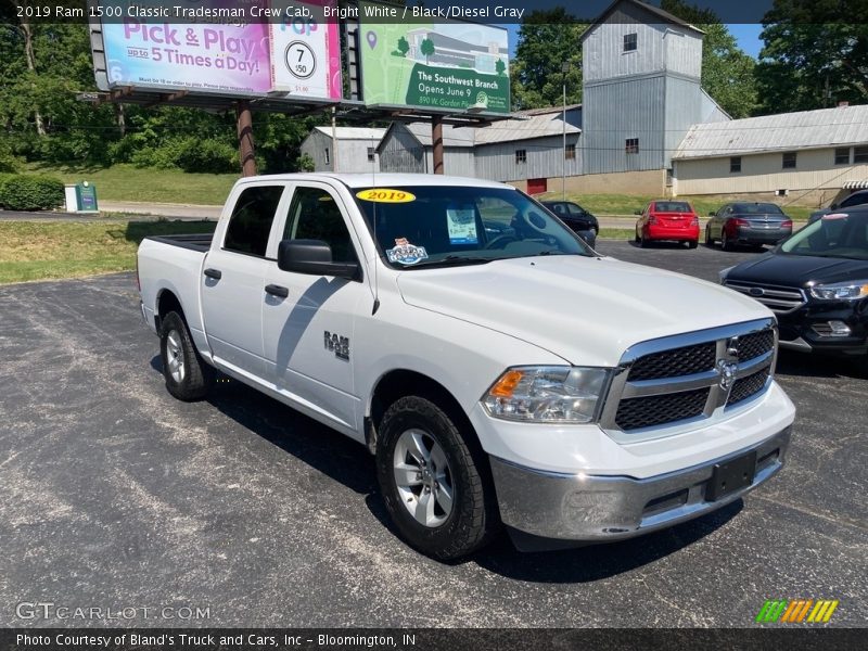 Bright White / Black/Diesel Gray 2019 Ram 1500 Classic Tradesman Crew Cab