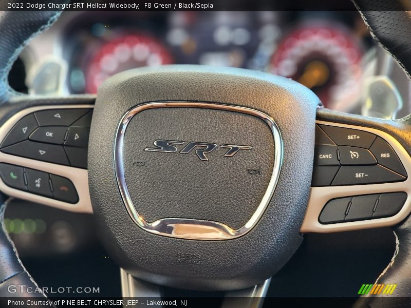 F8 Green / Black/Sepia 2022 Dodge Charger SRT Hellcat Widebody