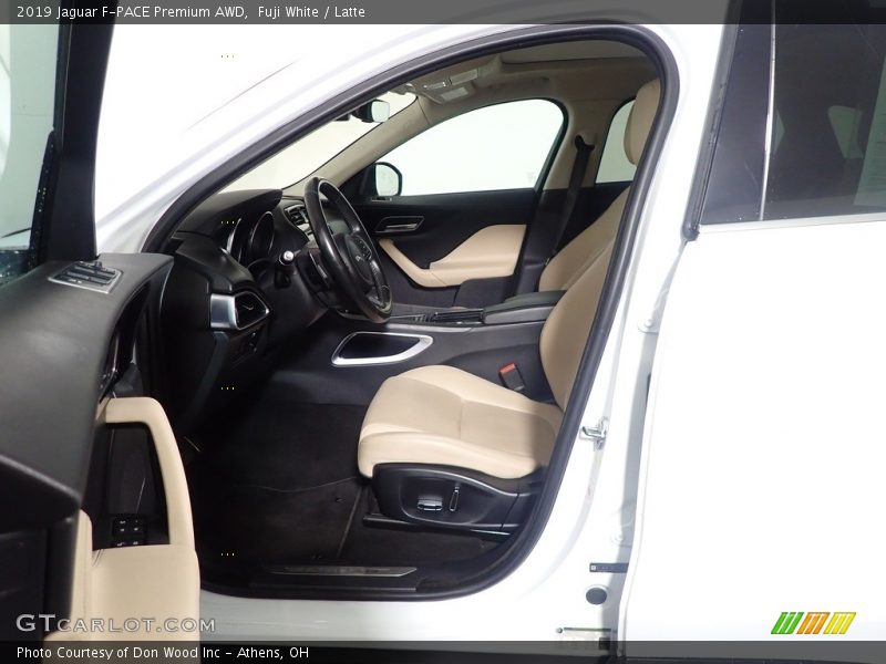 Fuji White / Latte 2019 Jaguar F-PACE Premium AWD