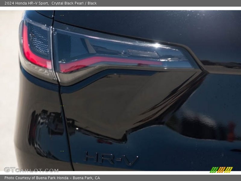 Crystal Black Pearl / Black 2024 Honda HR-V Sport