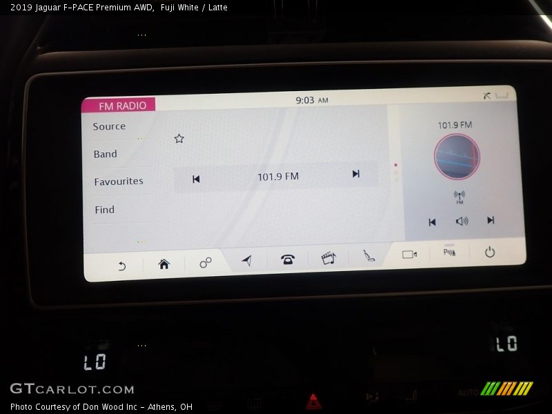 Fuji White / Latte 2019 Jaguar F-PACE Premium AWD