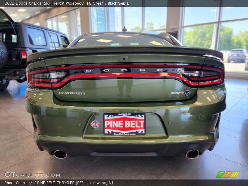 F8 Green / Black/Sepia 2022 Dodge Charger SRT Hellcat Widebody