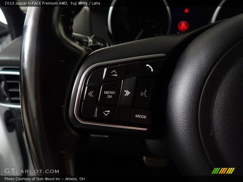 Fuji White / Latte 2019 Jaguar F-PACE Premium AWD