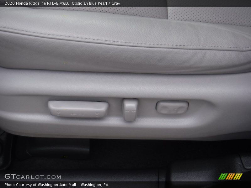 Obsidian Blue Pearl / Gray 2020 Honda Ridgeline RTL-E AWD