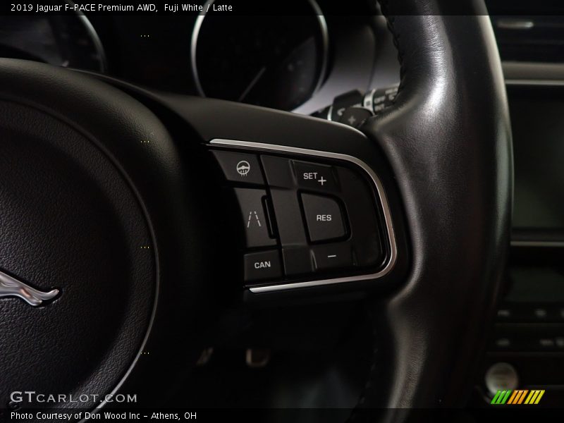 Fuji White / Latte 2019 Jaguar F-PACE Premium AWD