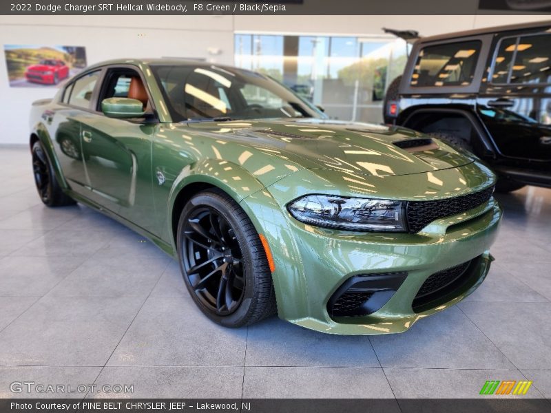 Front 3/4 View of 2022 Charger SRT Hellcat Widebody