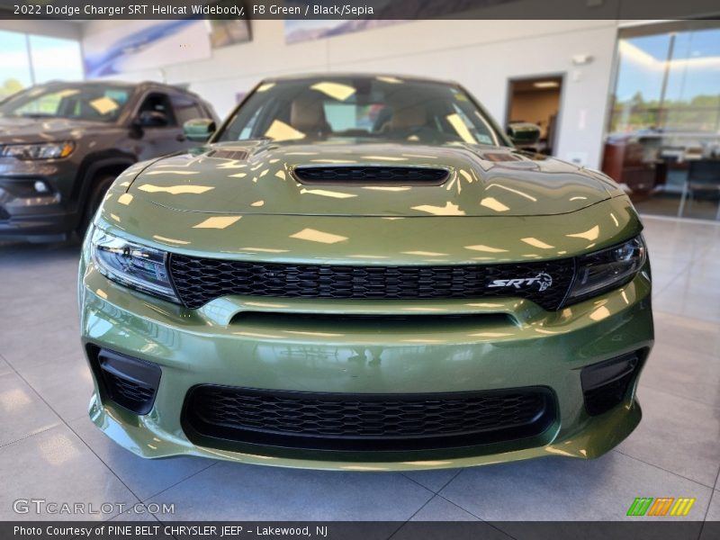 F8 Green / Black/Sepia 2022 Dodge Charger SRT Hellcat Widebody