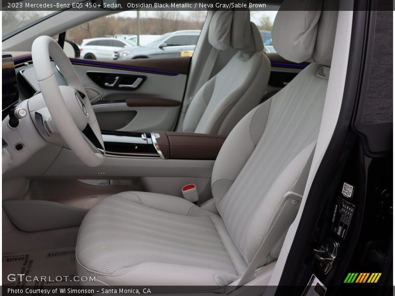 Front Seat of 2023 EQS 450+ Sedan