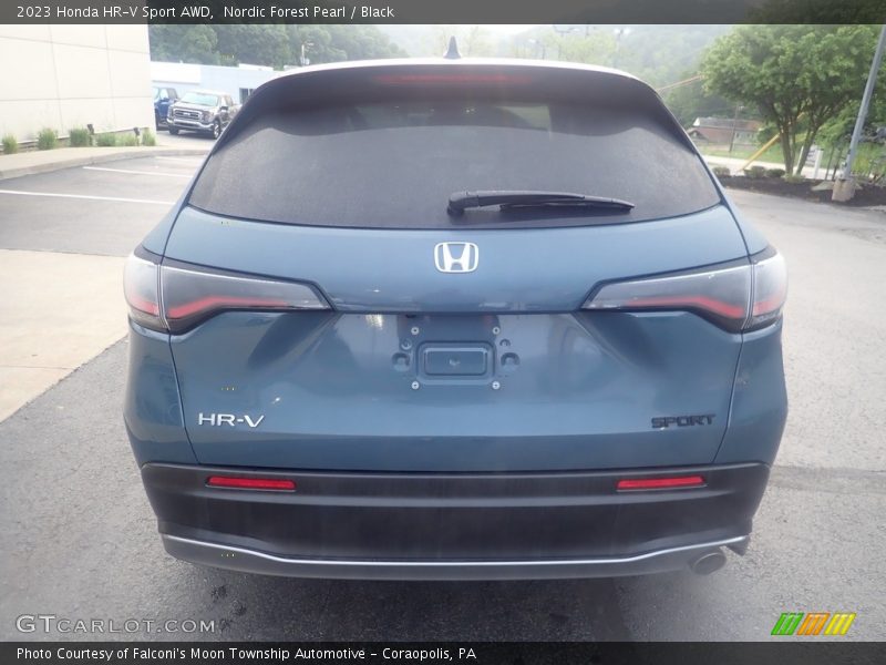 Nordic Forest Pearl / Black 2023 Honda HR-V Sport AWD