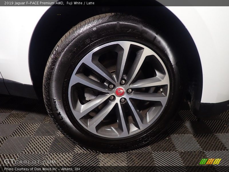 Fuji White / Latte 2019 Jaguar F-PACE Premium AWD