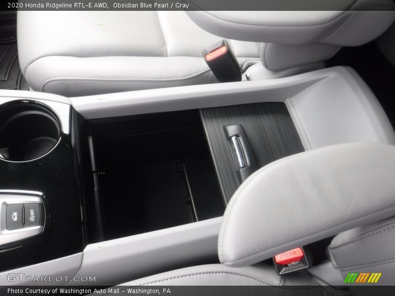 Obsidian Blue Pearl / Gray 2020 Honda Ridgeline RTL-E AWD